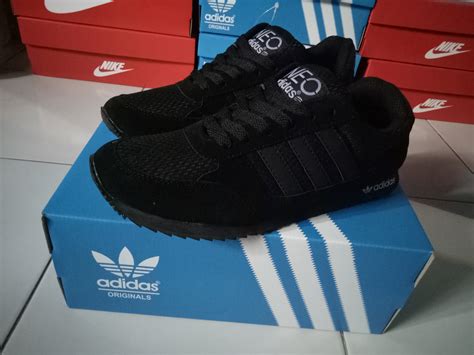 sepatu adidas sekolah original hitam